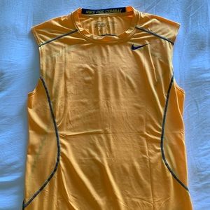 Nike pro combat fitted dri-fit sleeveless shirt